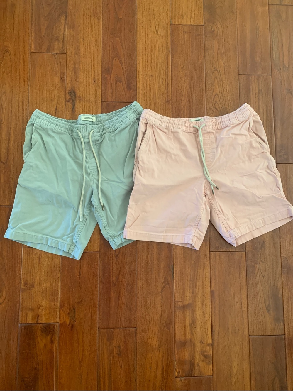 Goodthreads Shorts Lot Men's Size M Slim fit Pull-on Comfort Stretch Canvas 8.5"